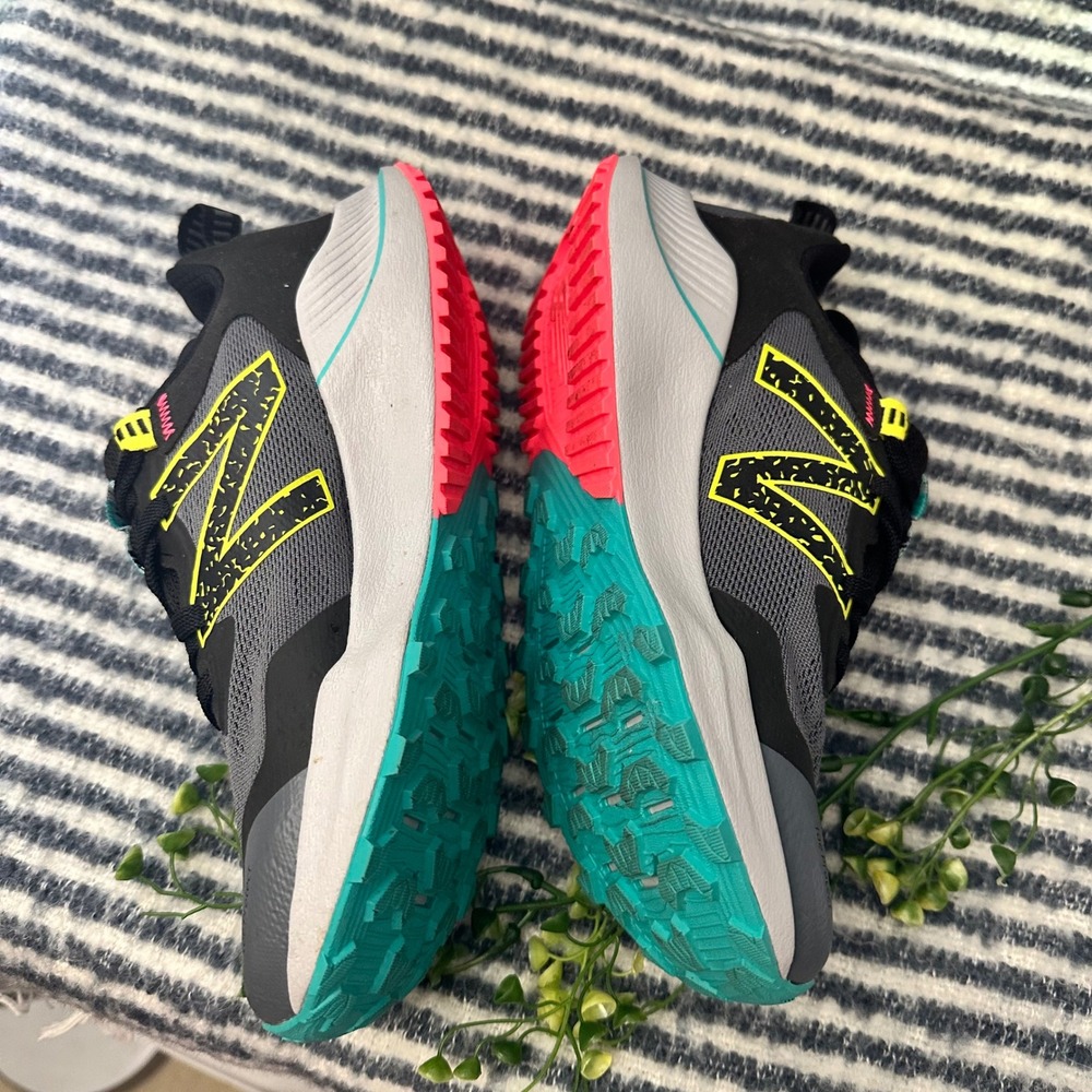 New‎ Balance Womens Dynasoft Trail Sneakers Shoes Gray Teal Size 6.5 - Picture 3 of 7
